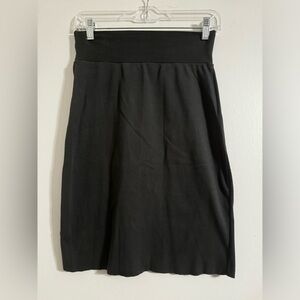 American apparel 80s inspired gray A line stretch skirt / size large